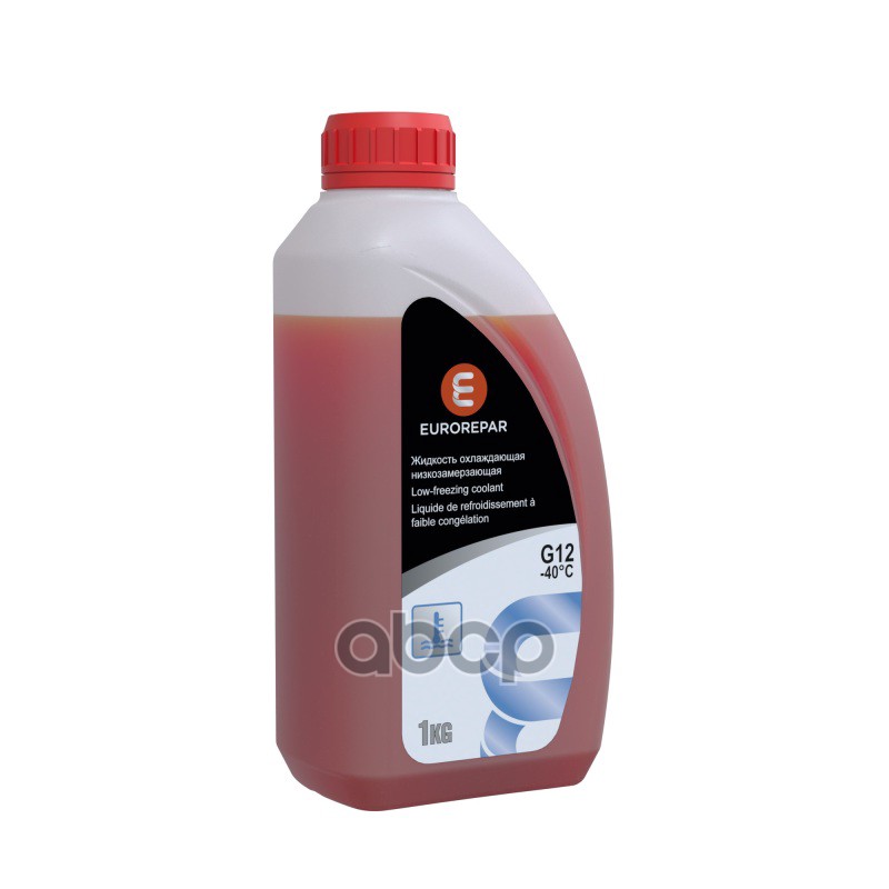 Антифриз Eurorepar Coolant G12 Готовый -40C Красный 1 Л Slm0017800 EUROREPAR арт. SLM0017800