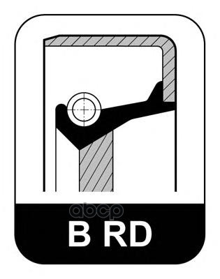 Сальник коленвала 40 X 56 X 7 RD /B A Elring арт. 325007