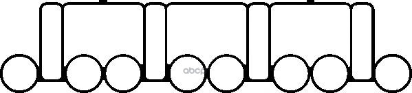 Прокладка Коллектора Vw Passat 2.0Tdi Azv 03> In Elring арт. 493.390