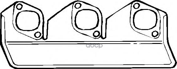 Прокладка выпускного коллектора Elring арт. 762199