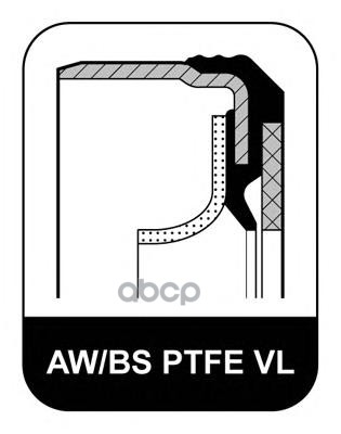 Сальник Коленвала Задний Awbs  Ptfe  Acm Ld Dc+ Elring арт. 766.829