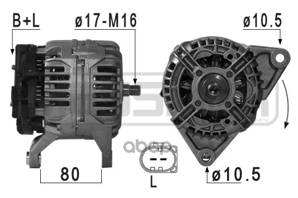 Генератор FIAT DUCATO/IVECO DAILY III 110A 209024 Era арт. 209024