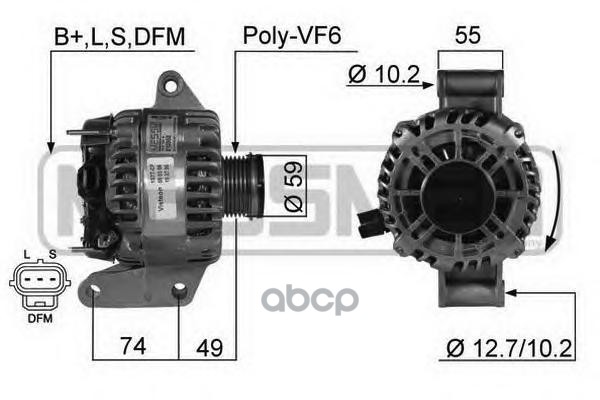 Генератор FORD MONDEO III 210362 Era арт. 210362