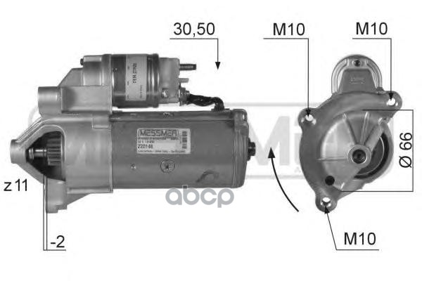 Стартер CITROEN/PEUGEOT 1.4kw 220148 Era арт. 220148