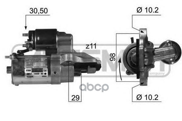 Стартер FORD FOCUS C-MAX 1.8 220370 Era арт. 220370