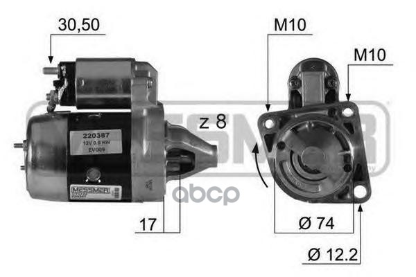 Стартер KIA SHUMA, MAZDA 323/626 ERA 220387 Era арт. 220387