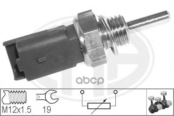 330142 Датчик  температура ОЖ OPEL ASTRA H 1.9CDTi Era арт. 330142
