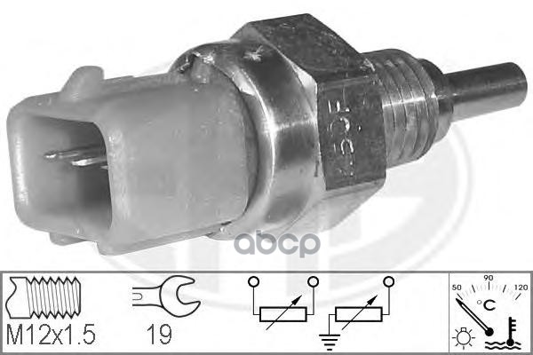 Датчик, температура ОЖ KIA RIO/SHUMA 00-05 Era арт. 330635