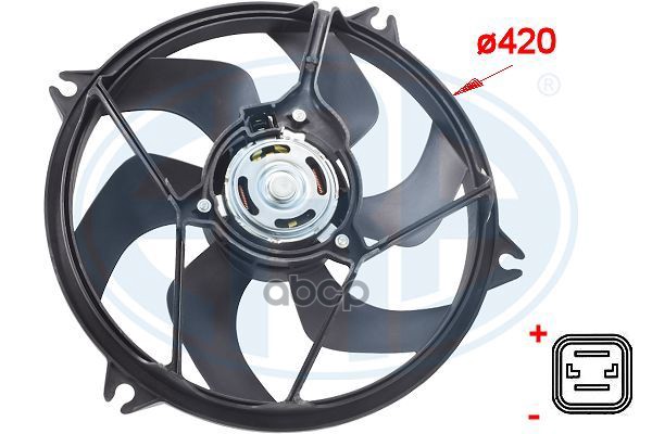 Вентилятор радиатора двигателя CITROEN BERLINGO/PEUGEOT PARTNER 352042 Era арт. 352042