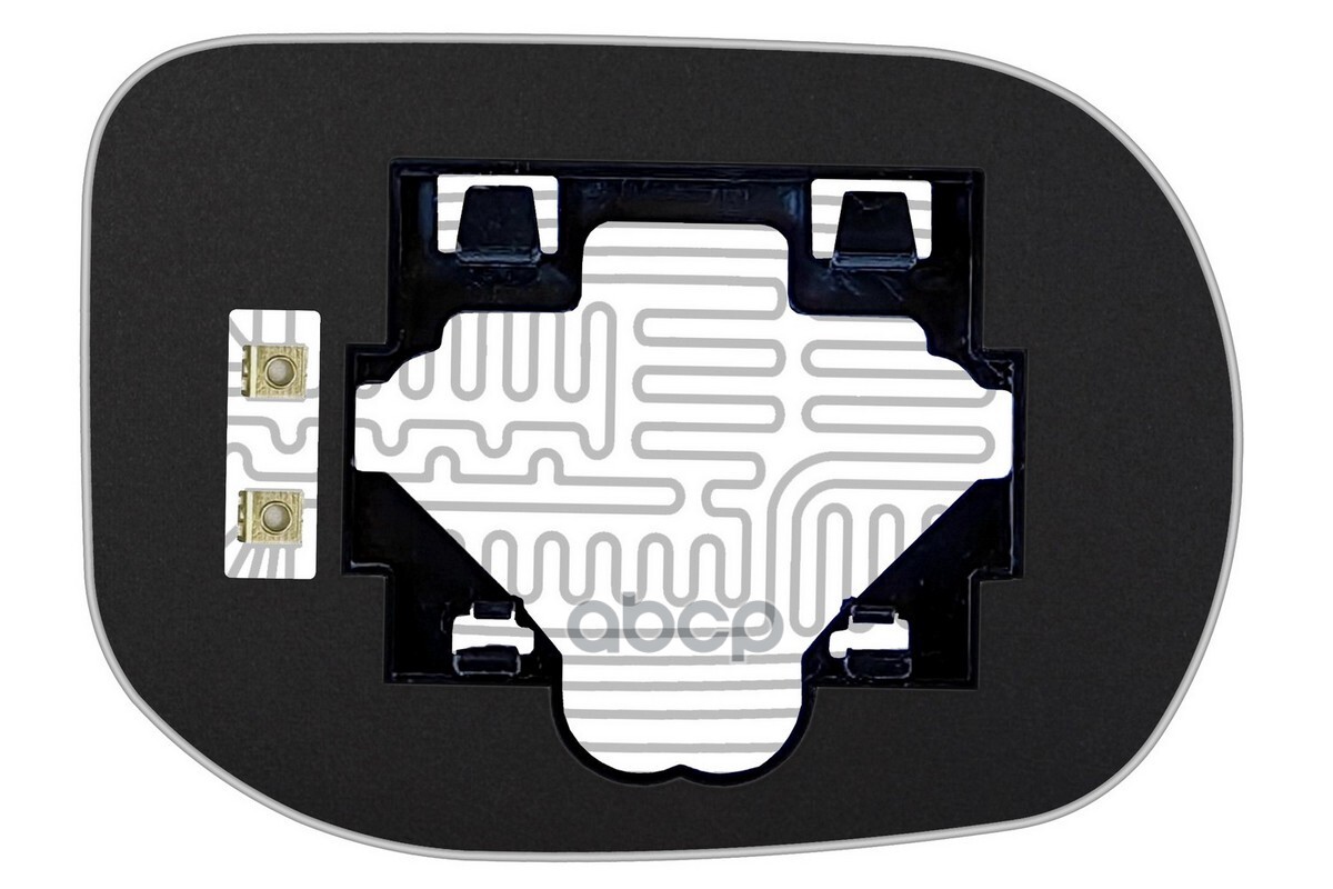 Зеркальный элемент левый асферика нейтральный с обогревом HONDA Civic VIII (05-12) (L. Asf. Cr. 12V.) ERGON 36200506 Ergon ар...