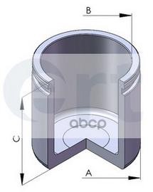 Поршень Тормозного Суппорта D44 H57.6 Citroen/Fiat/Peugeot F Ert арт. 150674-C