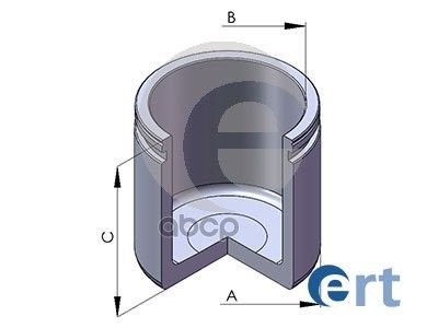 Поршень суппорта Chevrolet Aveo (T250,255), Kalos, Spark (M300) (05-) d52mm 151058-C Ert арт. 151058-C