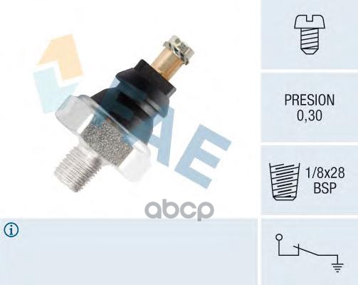 Датчик давления масла FAE арт. 10610