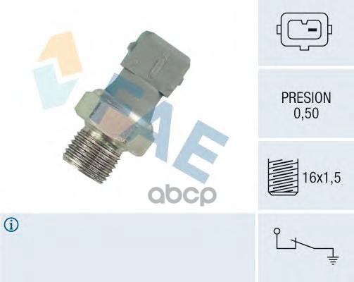 Датчик давления масла FAE арт. 12460