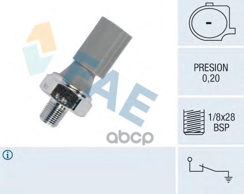 Датчик давления масла FAE арт. 12830