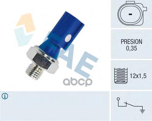 Датчик давления масла FAE арт. 12841