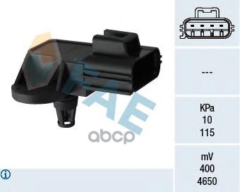 Датчик давления воздуха FAE арт. 15050