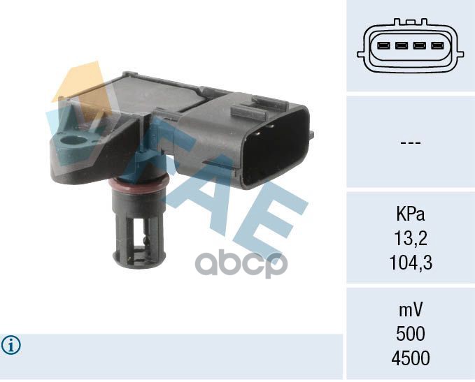 Датчик давления воздуха FAE арт. 15163