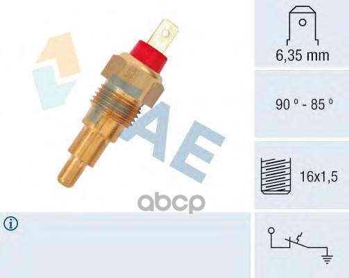 Датчик включения вентилятора FAE арт. 37620