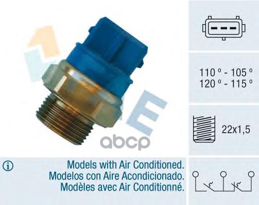 Датчик включения вентилятора FAE арт. 38330
