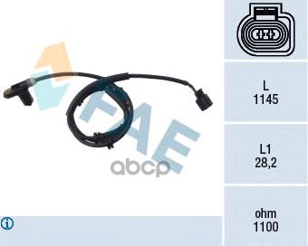 Датчик ABS Ford FAE арт. 78025