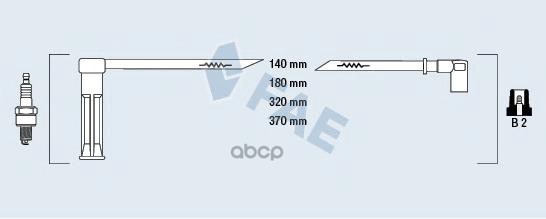 Провода зажигания FAE арт. 85115