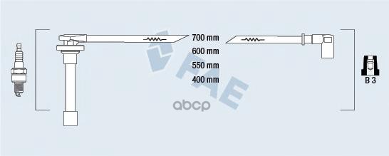 Провода зажигания FAE арт. 85811