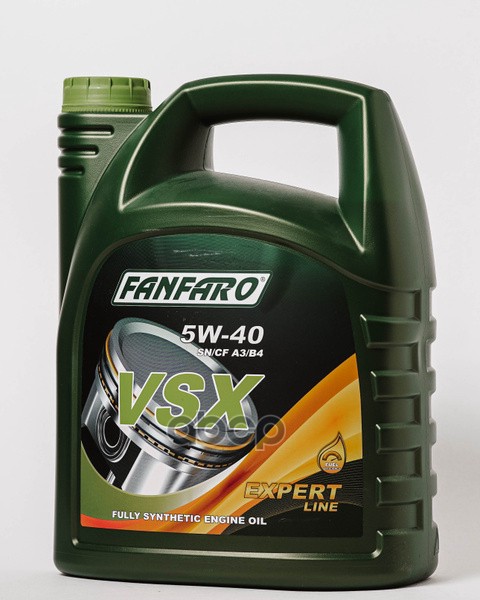 FANFARO Масло моторное FF6702-4 Синтетическое масло FF VSX 5W-40 API SN/CF 4л FF67024