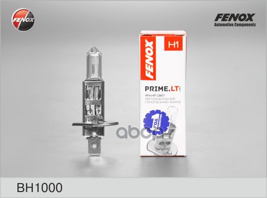 Лампа галогеновая головного света H1 P14,5s 12V 55W PRIME.LT картон 1шт FENOX арт. BH1000