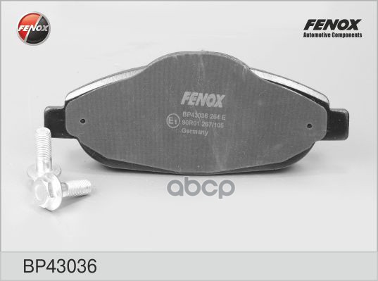 Компл.диск.торм.кол. FENOX арт. bp43036