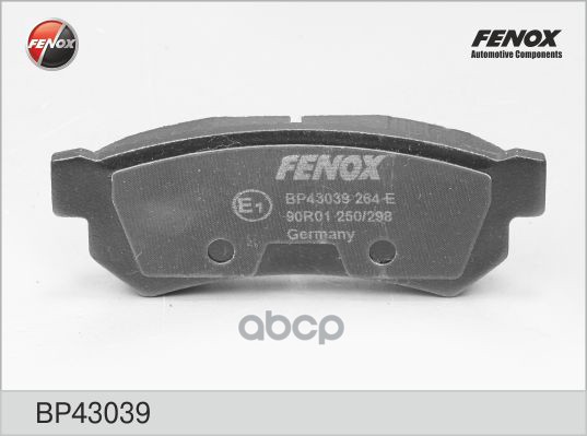 Компл.диск.торм.кол. FENOX арт. bp43039