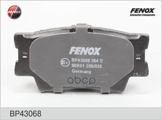 Колодки тормозные дисковые Toyota Camry 06-, RAV4 III 08- FENOX арт. BP43068