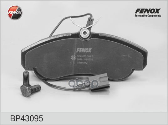 Колодки Тормозные Дисковые Citroen Jumper 00-02, Fiat Ducato 97-, Peugeot Boxer 94-02 FENOX арт. BP43095