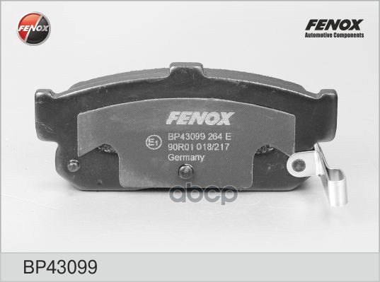 Колодки тормозные дисковые Nissan Almera II (N16) 00-, Primera 96-01, Sunny III 90-95 FENOX арт. BP43099
