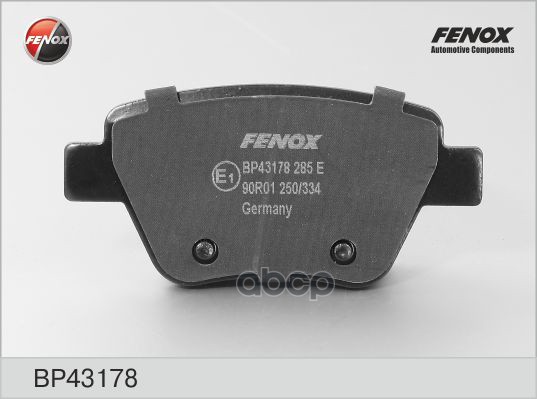 Колодки тормозные дисковые VW Beetle, Caddy III, Eos, Golf Variant VI, Jetta V, Touran I,II, Audi A1 FENOX арт. BP43178