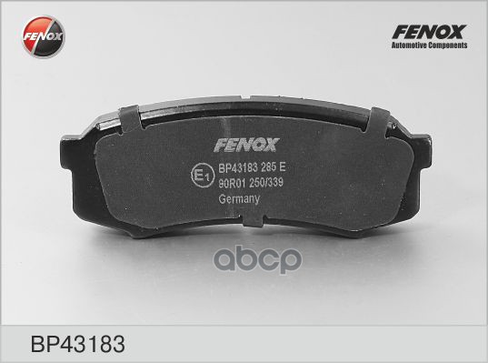 Колодки тормозные дисковые Mitsubishi Pajero IV, Toyota FJ Cruiser, Land Cruiser IV-VI, Land Cruiser FENOX арт. BP43183