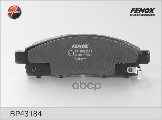 Колодки тормозные дисковые Mitsubishi Pajero Sport I, Challenger II, L200 IV 04-10 FENOX арт. BP43184