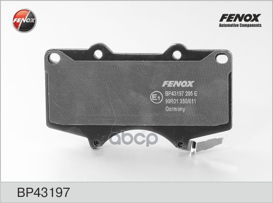 Колодки тормозные дисковые Mitsubishi Pajero IV-V, Toyota 4Runner III, Land Cruiser, Fortuner, Land FENOX арт. BP43197