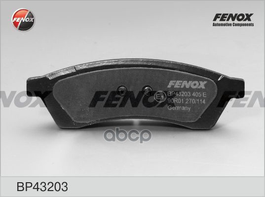 Колодки Диск торм.. FENOX арт. bp43203
