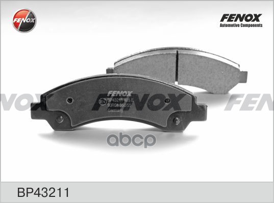 Колодки передние GreatWall Hover H3, H5, H6 -06, CHEVROLET Blazer IV 94-05,  BP43211 FENOX арт. BP43211