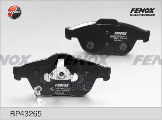 Колодки тормозные передние FENOX BP43265 FENOX арт. BP43265