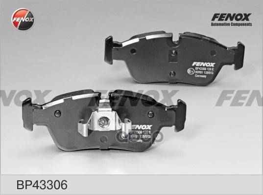 Колодки Тормозные Передние Fenox Bp43306 FENOX арт. BP43306