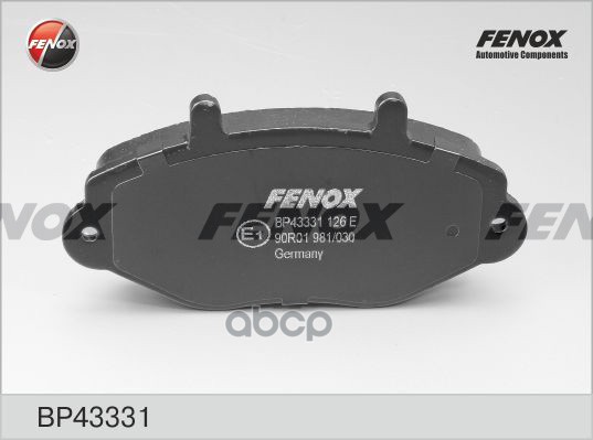 Колодки Передние Ford Transit 130-150, 2.0I-2.9I, 94-98, Диск 15" Bp43331 FENOX арт. BP43331
