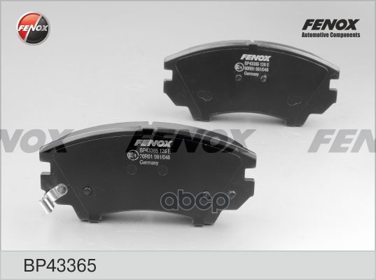 Колодки тормозные дисковые Opel Insignia 08- FENOX арт. BP43365
