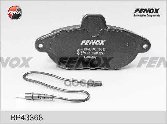 Колодки Тормозные Передние Fenox Bp43368 FENOX арт. BP43368