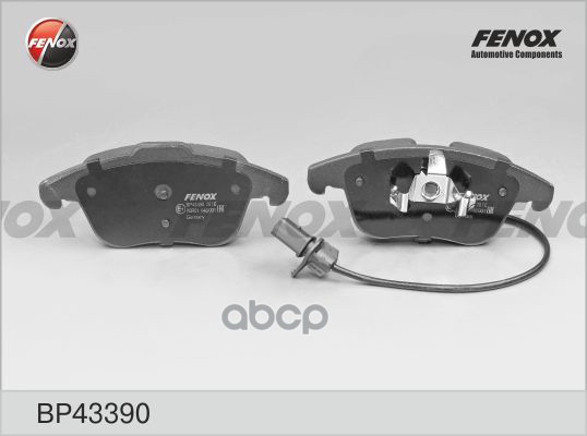 Колодки тормозные дисковые Audi A4, A5 07- FENOX арт. BP43390
