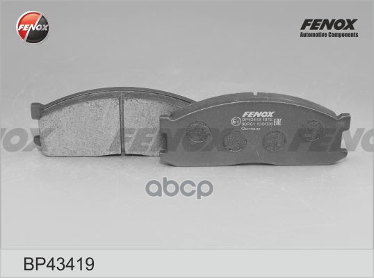 Колодки Передние Mazda E2000, 2200 &4Wd 2.0-2.2D 84-97 Bp43419 FENOX арт. BP43419
