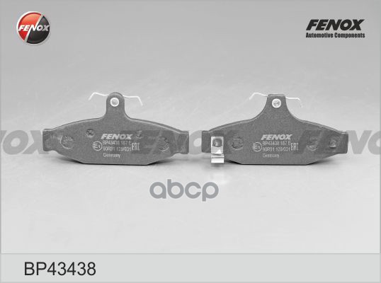 Колодки Тормозные Дисковые | Зад Прав/Лев | FENOX арт. BP43438