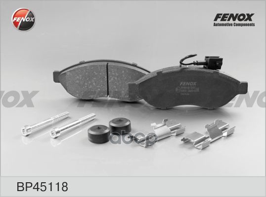 Колодки тормозные дисковые Fiat Ducato 06-/ Citroen Jumper 06-/ Peugeot Boxer 06- 1400-1700kg BP45118 FENOX арт. BP45118