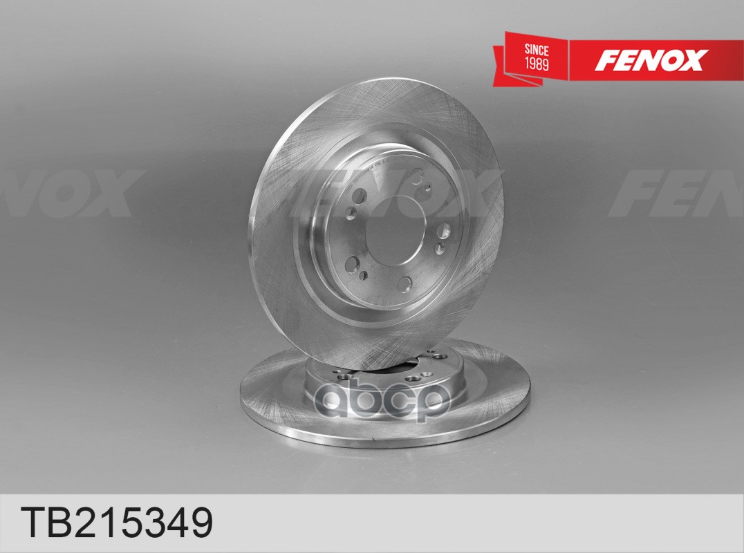 Диск Тормозной Задний, 295*10Мм, 5 Отверст., Невентилируемый Haval Jolion 21- FENOX арт. TB215349